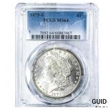1879-S Morgan Silver Dollar PCGS MS64