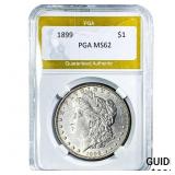 1899 Morgan Silver Dollar PGA MS62