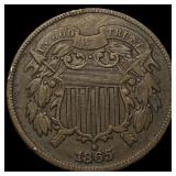 1865 Two-Cent Piece CLOSELY UNCIRCULATED