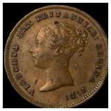 1843 Cetlon Copper 1/52 Farthing