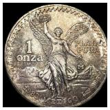 1983 Mexico Silver 1 Onza Libertad SUPERB GEM  BU