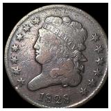 1828 Classic Head Half Cent LIGHTLY CIRCULATED
