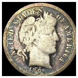 1896-O Silver Barber Dime NICELY CIRCULATED