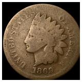 1869 Indian Head Cent NICELY CIRCULATED