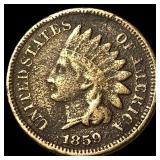 1859 Indian Head Cent NEARLY UNCIRCULATED
