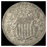 1875 Shield Nickel HIGH GRADE