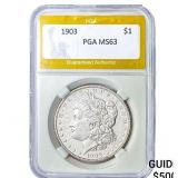 1903 Morgan Silver Dollar PGA MS63