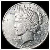 1923 Silver Peace Dollar CHOICE AU