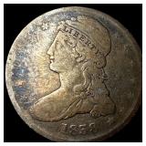 1838 Silver Half Dollar (Capped Bust) LIGHTLY CIRC