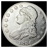 1834 Capped Bust Half Dollar CLOSELY UNCIRCULATED