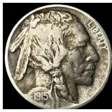 1915-D Buffalo Nickel LIGHTLY CIRCULATED