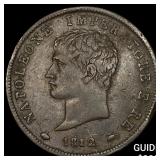 1812M Italy Napoleon I Copper 1 Soldo