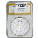 1988 Silver Eagle PGA MS70