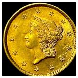 1852 Gold $1 Type 1 UNCIRCULATED