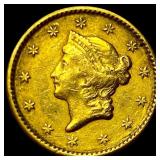 1851 Gold $1 Liberty Head CLOSELY UNCIRCULATED