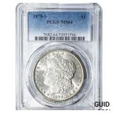 1878-S Morgan Silver Dollar PCGS MS64