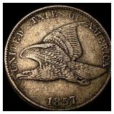 1857 Flying Eagle Cent NEARLY UNCIRCULATED