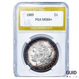 1889 Morgan Silver Dollar PGA MS66+