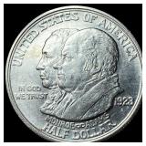 1923-S Silver Monroe Doctrine Half Dollar  CLOSEL