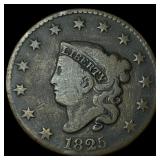 1825 Coronet Head Large Cent NICELY  CIRCULATED