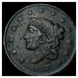 1837 Coronet Head Large Cent LIGHTLY  CIRCULATED