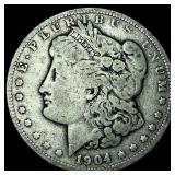 1904 Morgan Silver Dollar LIGHTLY CIRCULATED