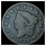 1818 Coronet Head Large Cent NICELY  CIRCULATED