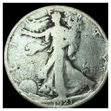 1921-S Silver Walking Liberty Half Dollar  NICELY