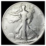 1920-S Silver Walking Liberty Half Dollar  LIGHTL