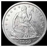 1844-O Silver Seated Liberty Half Dollar  CLOSELY