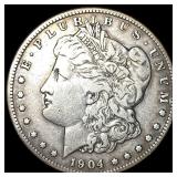 1904-S Silver Morgan Dollar NEARLY  UNCIRCULATED