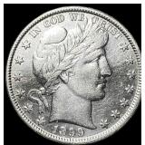 1899 Silver Barber Half Dollar CHOICE AU