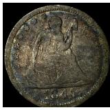 1847-O Silver Seated Liberty Quarter NICELY  CIRC