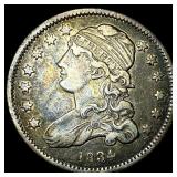 1834 Silver Capped Bust Quarter NEARLY  UNCIRCULA