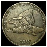 1858 Flying Eagle Cent NEARLY UNCIRCULATED