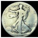 1921-S Silver Walking Liberty Half Dollar  NICELY