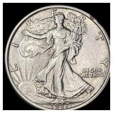 1917-S Silver Walking Liberty Half Dollar  UNCIRC