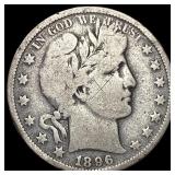 1896-O Silver Barber Half Dollar NICELY  CIRCULAT