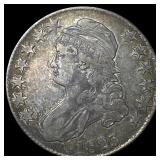 1825 Silver Capped Bust Half Dollar LIGHTLY  CIRC