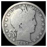 1897-O Silver Barber Half Dollar NICELY  CIRCULAT