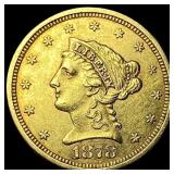 1878-S Gold $2.5 Liberty Head Quarter Eagle  CHOI