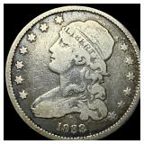 1833 Capped Bust Silver Quarter NICELY  CIRCULATE