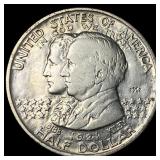 1921 Silver Alabama Half Dollar 2x2 NEARLY  UNCIR