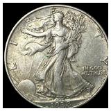 1938 Silver Walking Liberty Half Dollar  CLOSELY