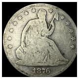 1876 Seated Liberty Half Dollar NICELY  CIRCULATE