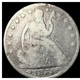 1855-O Arrows Seated Liberty Half Dollar  NICELY