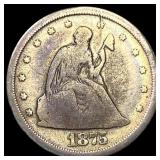 1875-S Silver Twenty Cent Piece NICELY  CIRCULATE