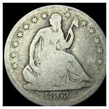 1863-S Seated Liberty Half Dollar NICELY  CIRCULA