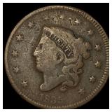 1835 Coronet Head Large Cent NICELY  CIRCULATED
