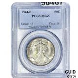 1944-D Walking Liberty Half Dollar PCGS MS65